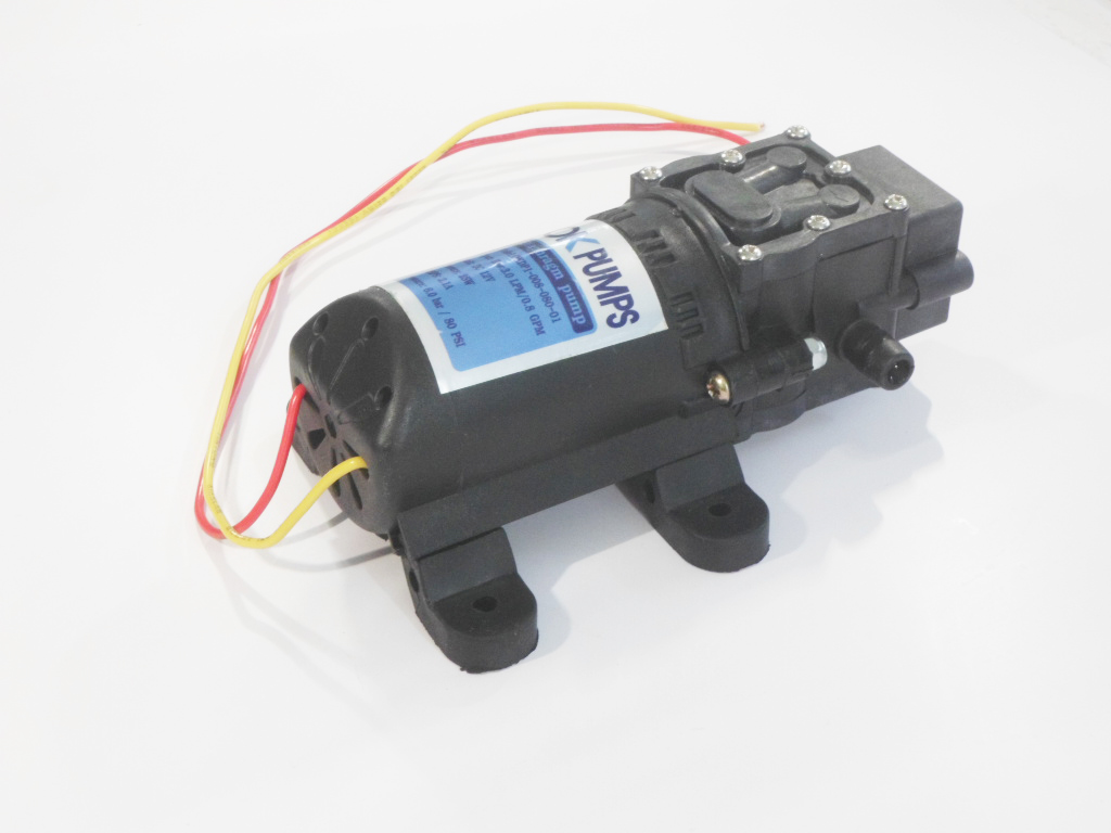 ปั๊มน้ำ DC 12V รุ่น OK- 01 ( 6 บาร์ ) ( No Pressure switch ) ( ปั๊มพ่่นหมอก )