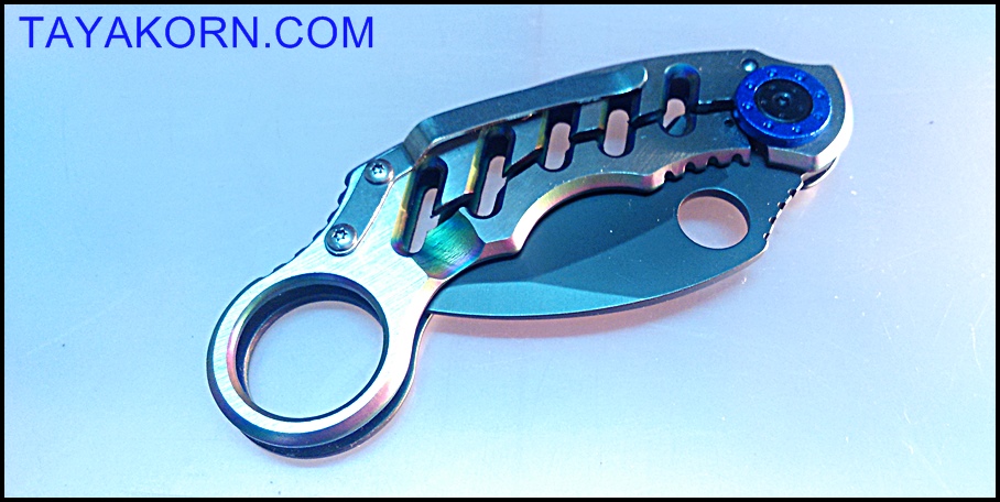 มีดคารัมบิตโรโบฮอว์ค2 RoboHawk2 Karambit Knife TKKB3