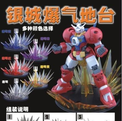 1/144, 1/100 Effect Base (สีแดง ใส)