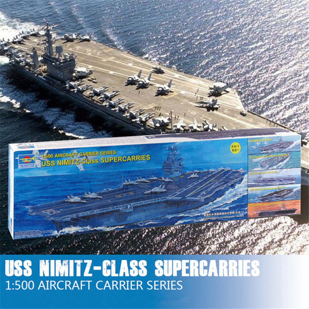 1:500 USS Nimitz-class CVN-68 Aircraft SuperCarries(5 in 1) [Trumpeter]