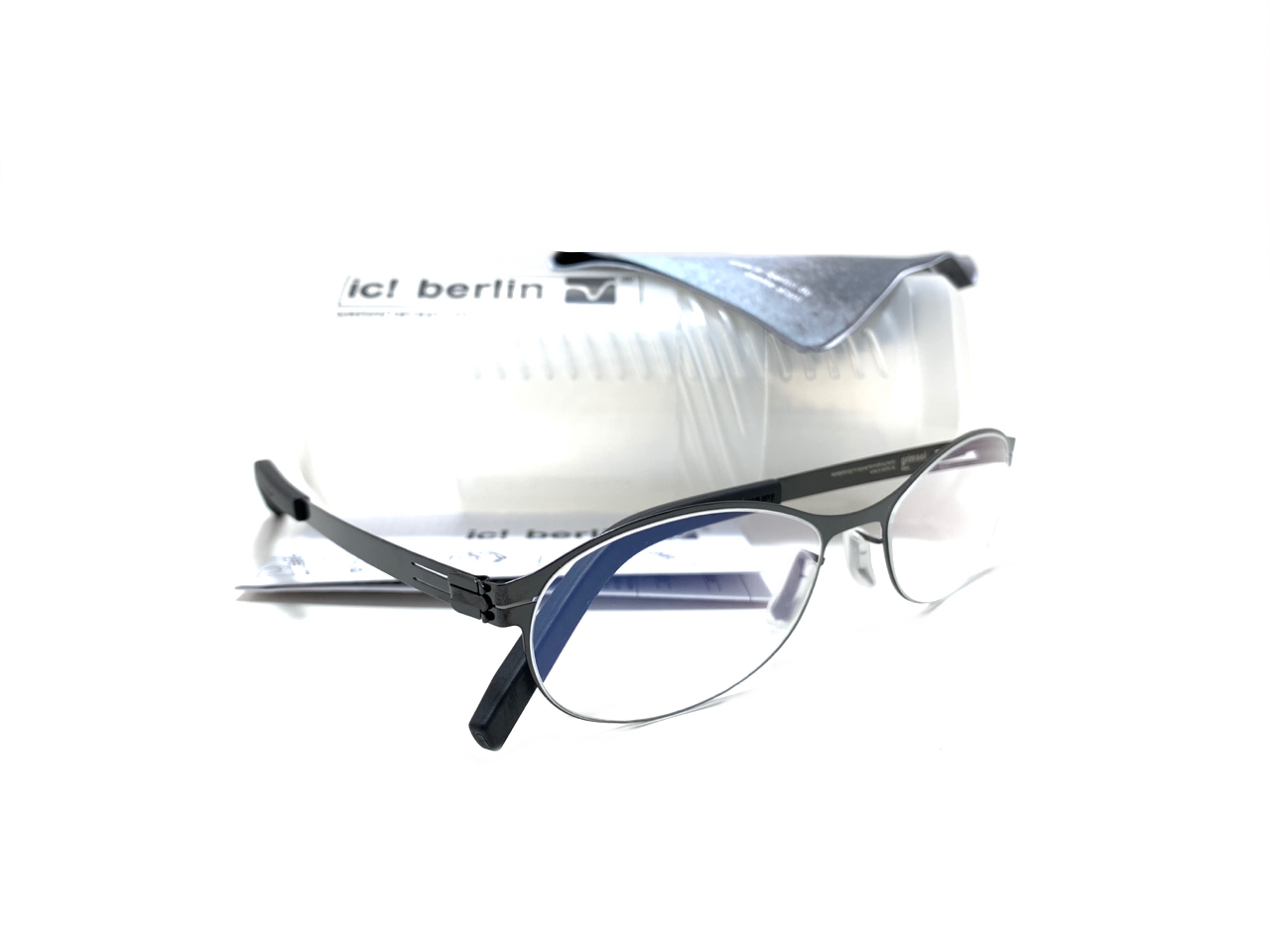 แว่นสายตา ic berlin model grimsel black 55-17 <ดำ>