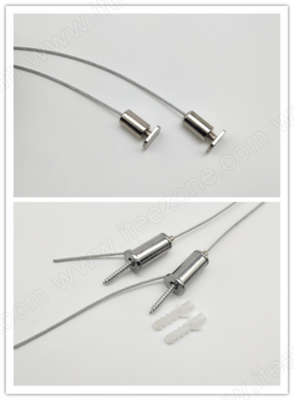 มีสต๊อก สลิงสำหรับ รางแขวน 1 ชุด มี 2 เส้น รางอลูมิเนียม (Aluminium Profile) รางไฟ Aluminium Profile รางอลูมิเนียม ใช้กับไฟเส้น LED รางไฟเส้น rail led track โพรไฟล์