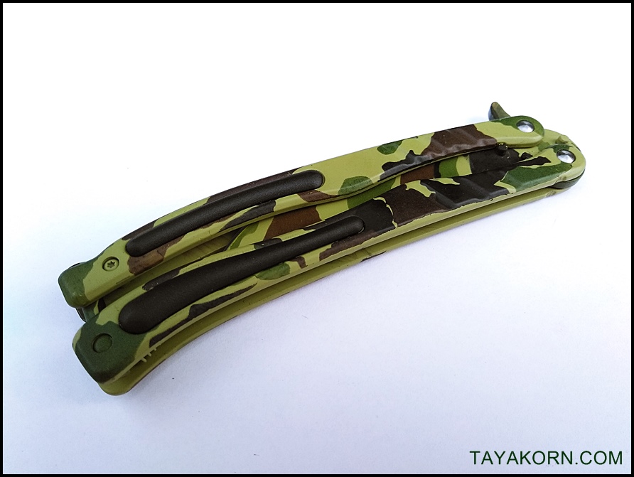 มีดควง ซีเอสโก คาโม่ ZS GO CAMO Balisong Knife TKBS-ZS7
