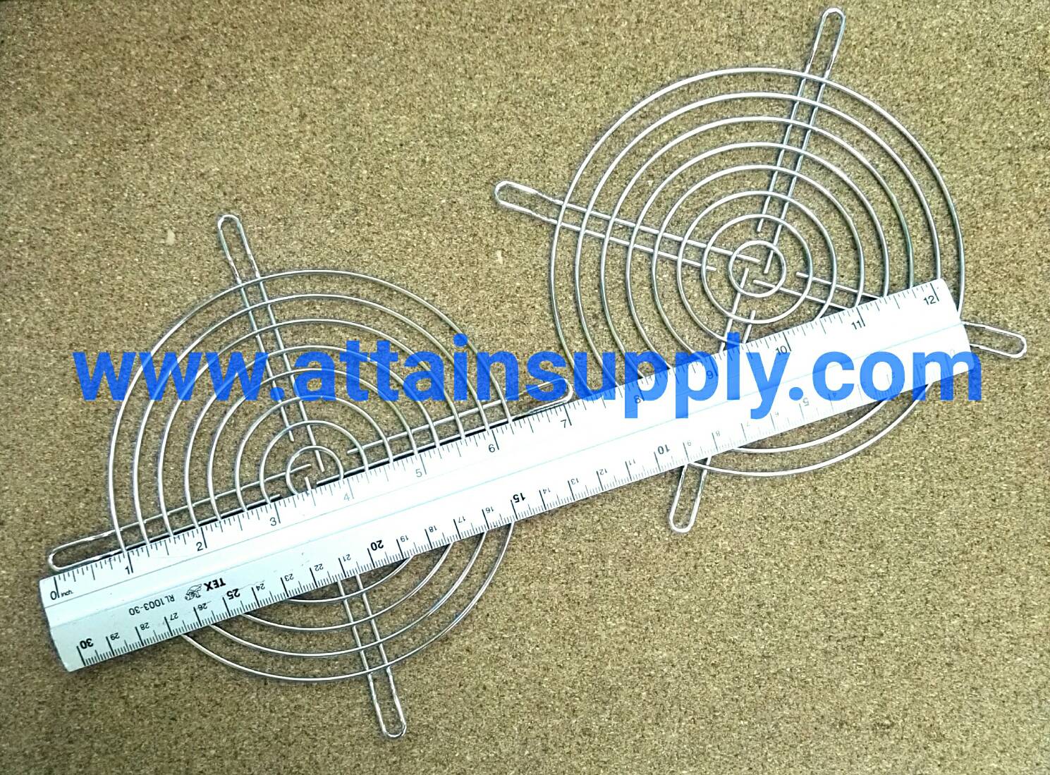 ตะแกรงพัดลม 6นิ้ว/8เกลียว-4มุมยึด