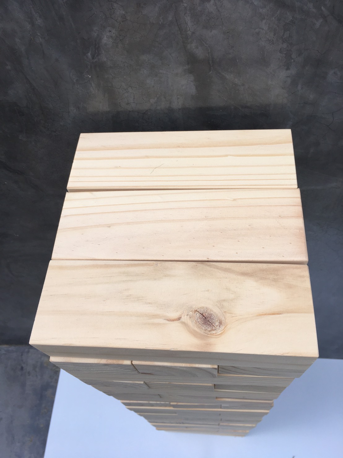 Stack Wooden Tower size 72 cm. ไม้สน (ตึกถล่ม ขนาดใหญ่พิเศษ สูง 72 ซม.)