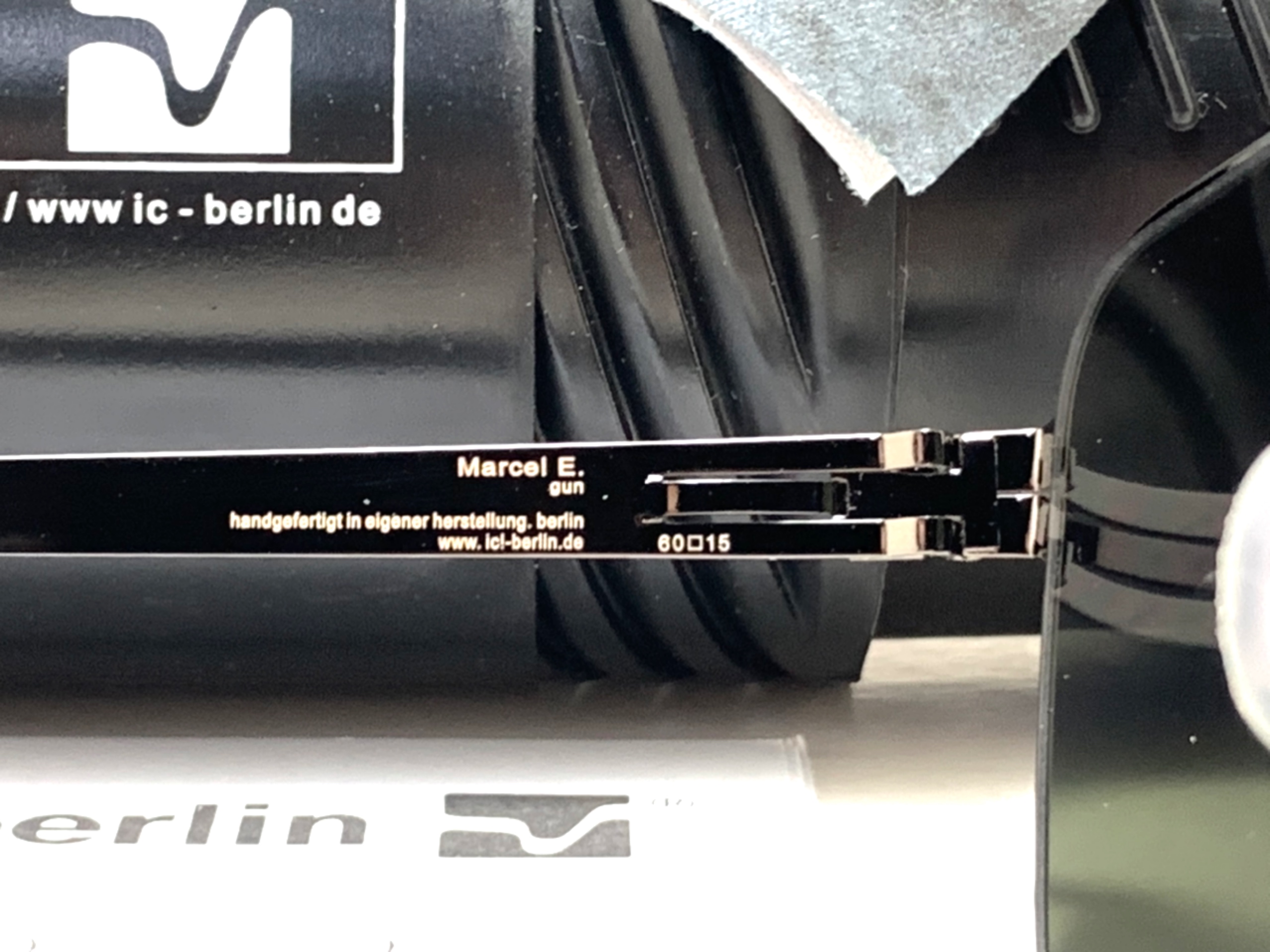 แว่นกันแดด ic berlin Marcel E.gun 60-15 <ปรอทน้ำเงิน>