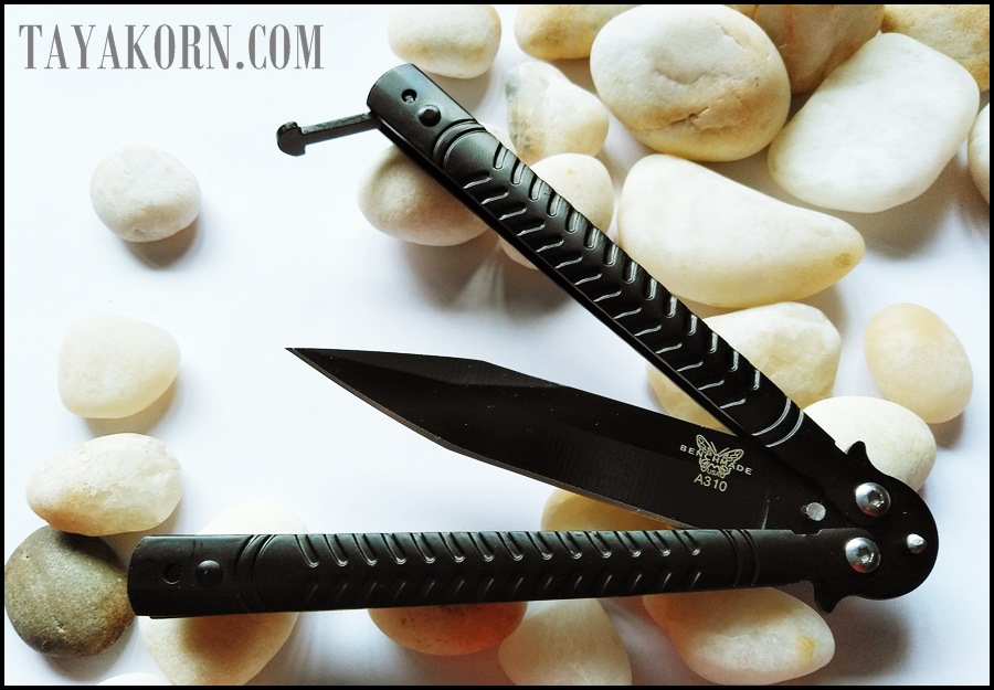 มีดควง แบล็คมิชิลิน ฺBlack Mishilin Balisong Knife TKBS-BM6