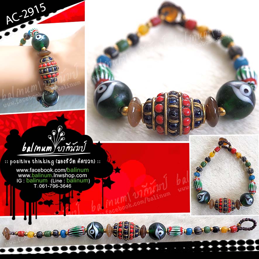 Tibetan-Nepalese Stone Handmade Bracelets สร้อยข้อมือหินทิเบต-เนปาล แฮนด์เมด ประดับหิน