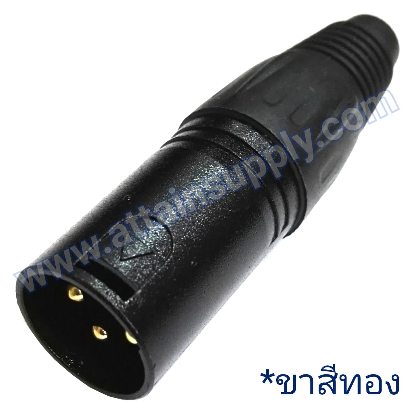 P.XLR-3P.-BLACK/GOLD