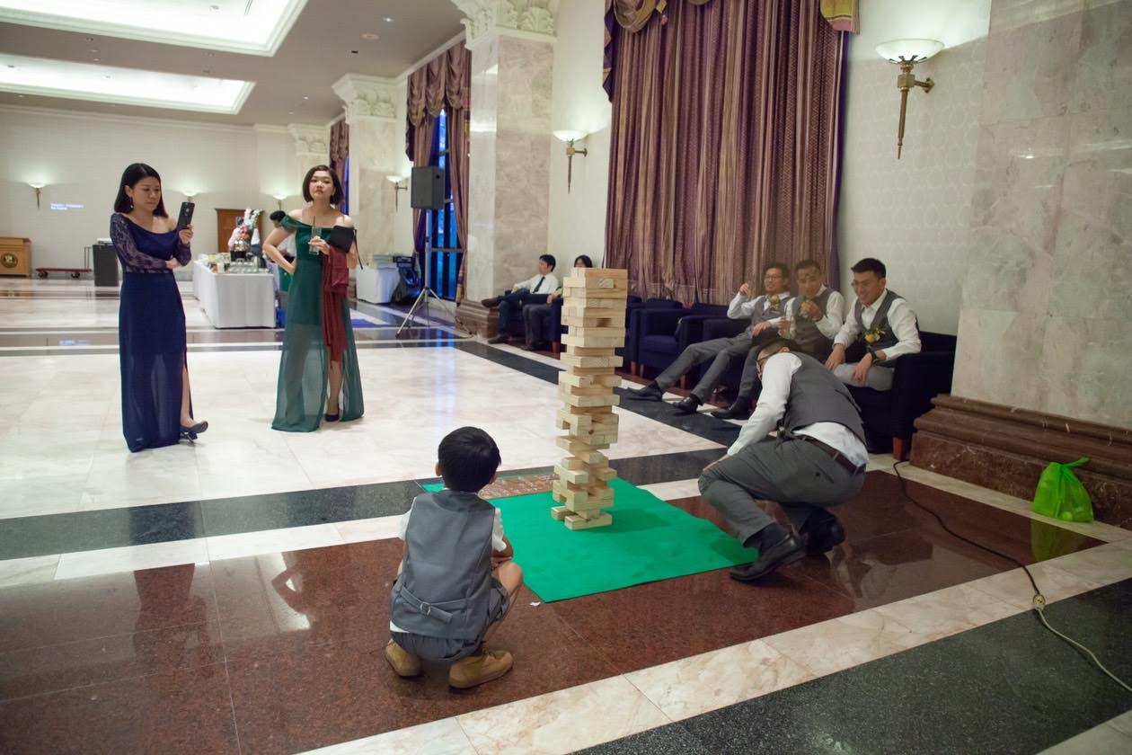 Stack Wooden Tower size 72 cm. ไม้สน (ตึกถล่ม ขนาดใหญ่พิเศษ สูง 72 ซม.)