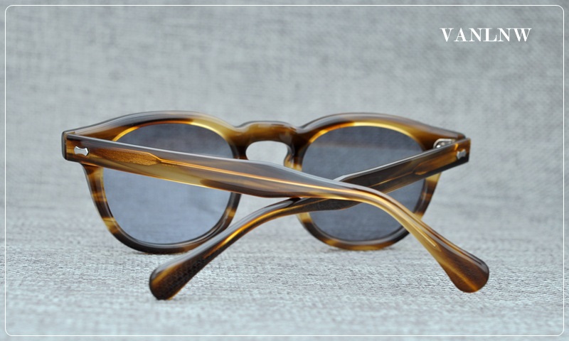 แว่นกันแดด MOSCOT LEMTOSH 46-23 145 COL.Bamboo <ลายกระ>