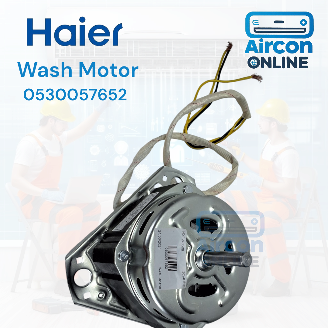 มอเตอร์ปั่นแห้งเครื่องซักผ้า HAIER รหัส 0530057652 ของแท้ มือ 1