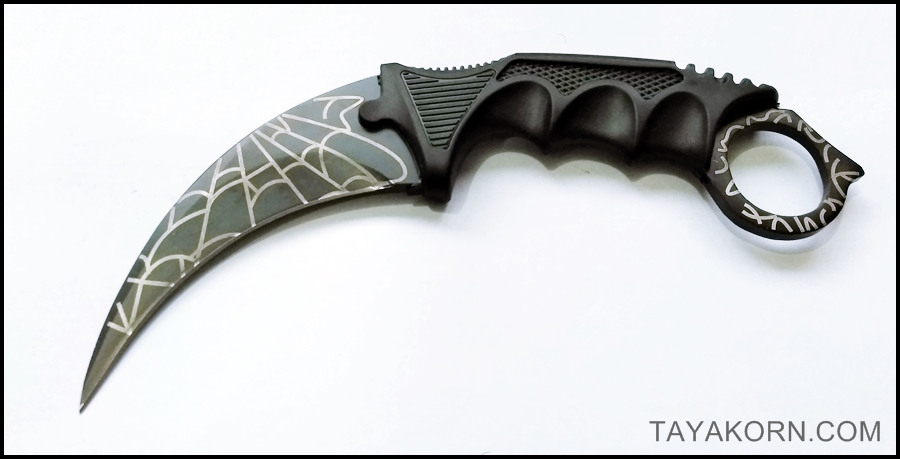 มีดคารัมบิตแบล็คสไปเดอร์ Black Spyder Karambit Knife