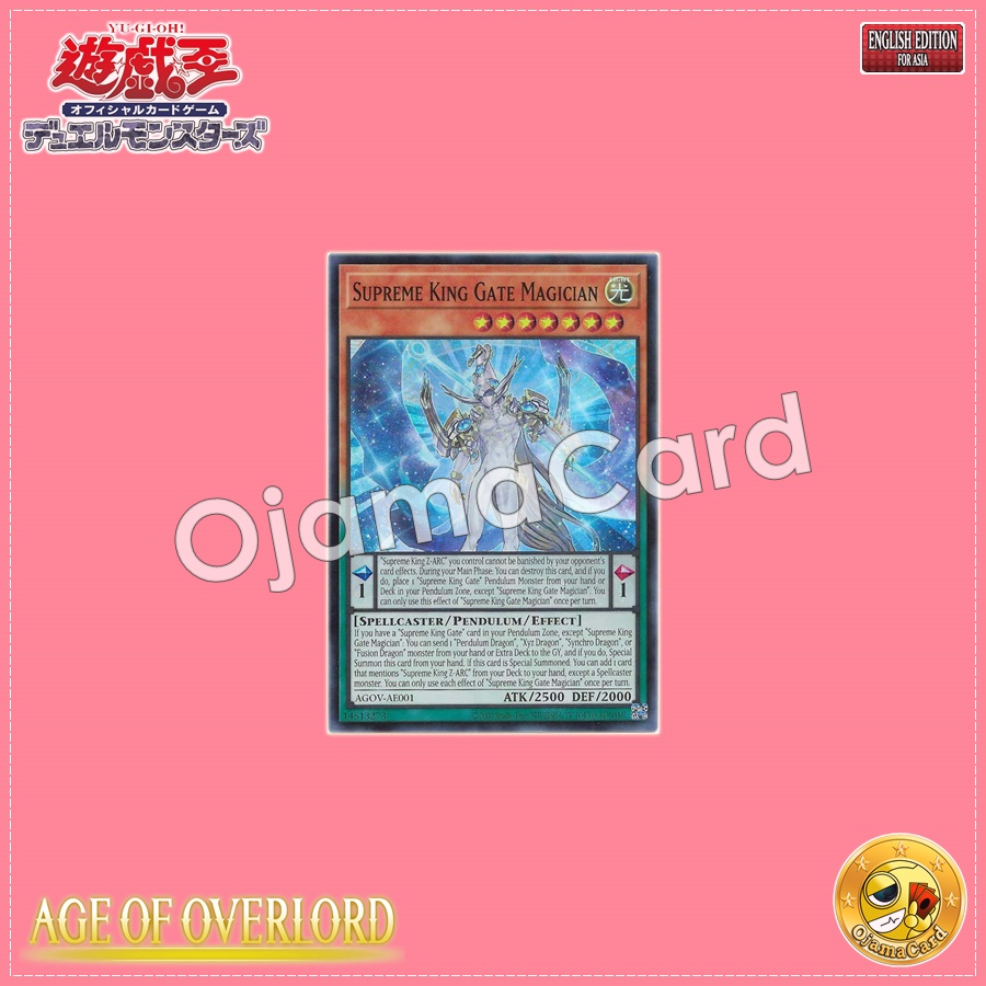 AGOV-AE001 : Supreme King Gate Magician (Secret Rare)