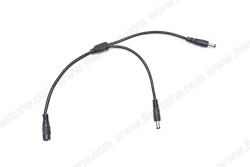 ขั้วแจ๊คสายไฟ DC 1 แจ๊คตัวเมีย ออก 2 แจ๊คตัวผู้