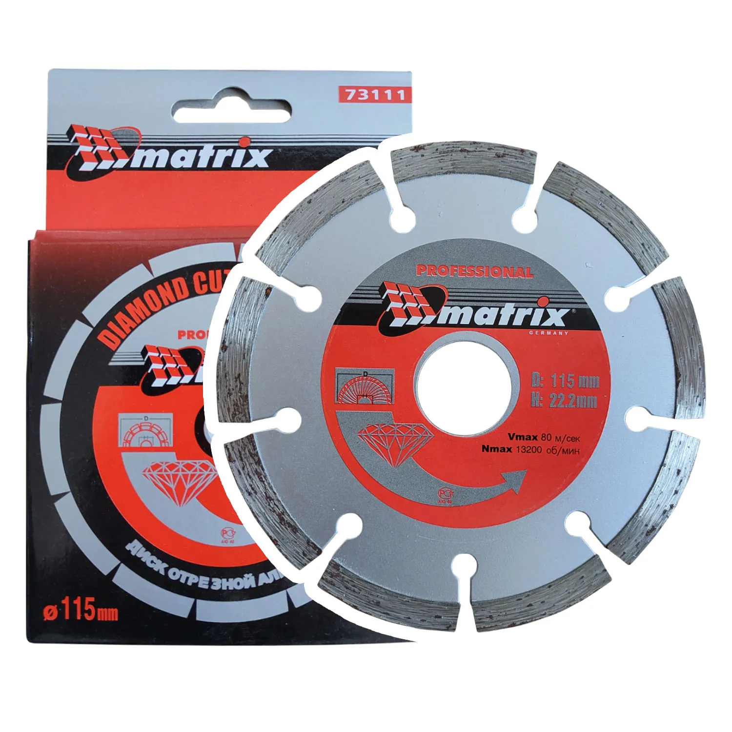 ใบตัดเพชร 4" Matrix