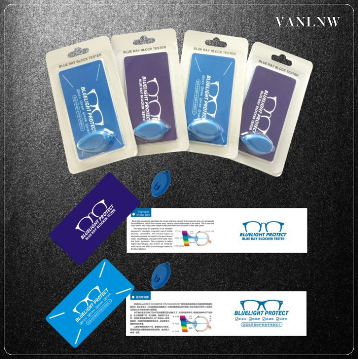 ชุดทดทอบแว่นกรองแสงสีฟ้า Blue Ray Block Tester ใช้งานง่ายไม่ยุ่งยาก ทดสอบเองได้ที่บ้าน