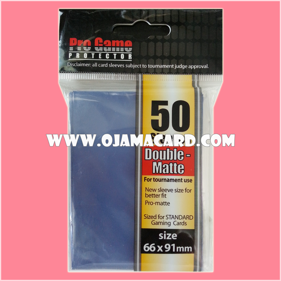 Pro Game Protector Sleeve Double-Matte : Blue 50ct.