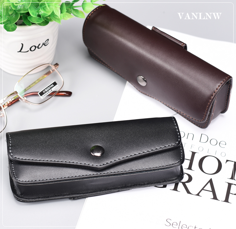 กล่องแว่นตาคาดเอว Vintage Glasses กล่องแว่นตาพกพา ซองใส่แว่นตาคาดเข็มขัด ซองหนังใส่แว่นตา