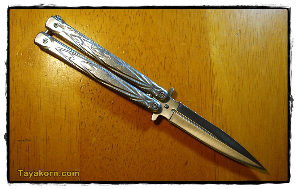 มีดควงWhite XOG Tactical Balisong TKBS 007US1