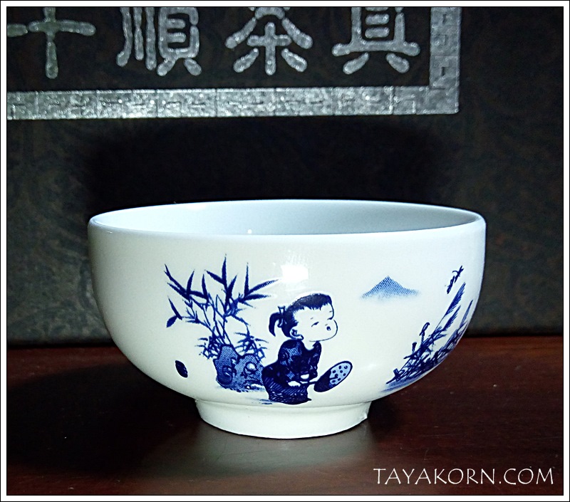 ชุดชงชาเซรามิค6ชิ้น ลายมงคล1