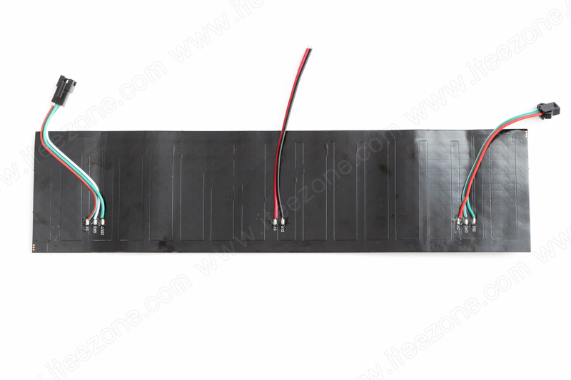 แผง RGB 5050 ไม่กันน้ำ วิ่งอิสระ IC WS2812B 5V 8x32 สามารถควบคุมอิสระทุกดวง