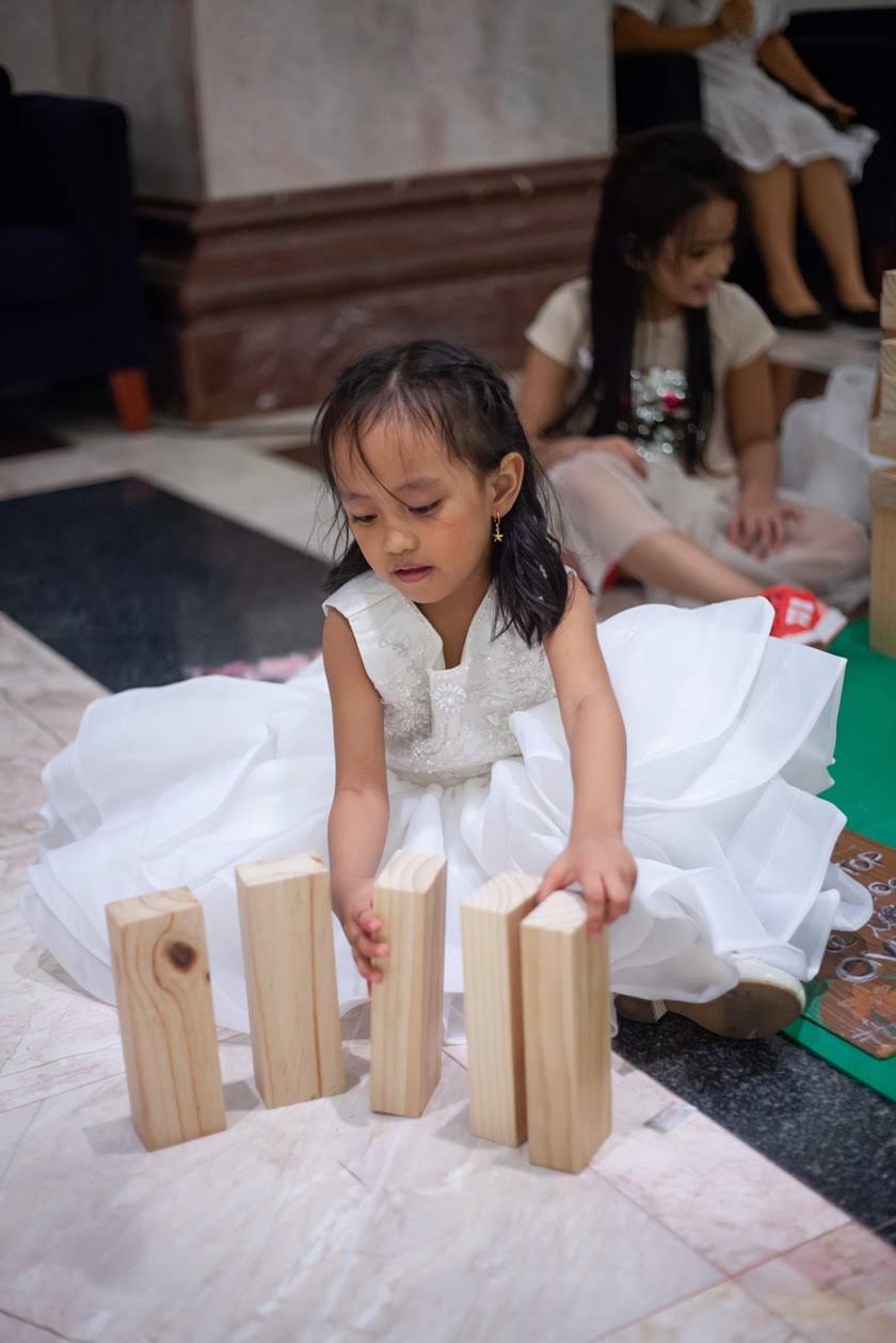 Stack Wooden Tower size 72 cm. ไม้สน (ตึกถล่ม ขนาดใหญ่พิเศษ สูง 72 ซม.)