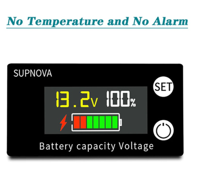 SUPNOVA วัดโวลต์ วัดแบตเตอร์รี่ โวลต์มิเตอร์จอสี