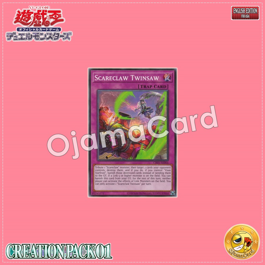 CR01-AE066 : Scareclaw Twinsaw / Twin Fangs of the Fourth Broken World (Common)