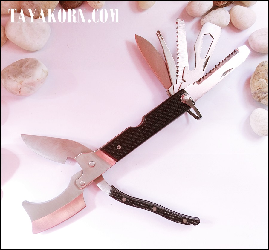 ขวาน-กรรไกรตัดกิ่งไม้ 7 in 1 Multi Axe-Pruning Shears 7 in 1 TKCA8585