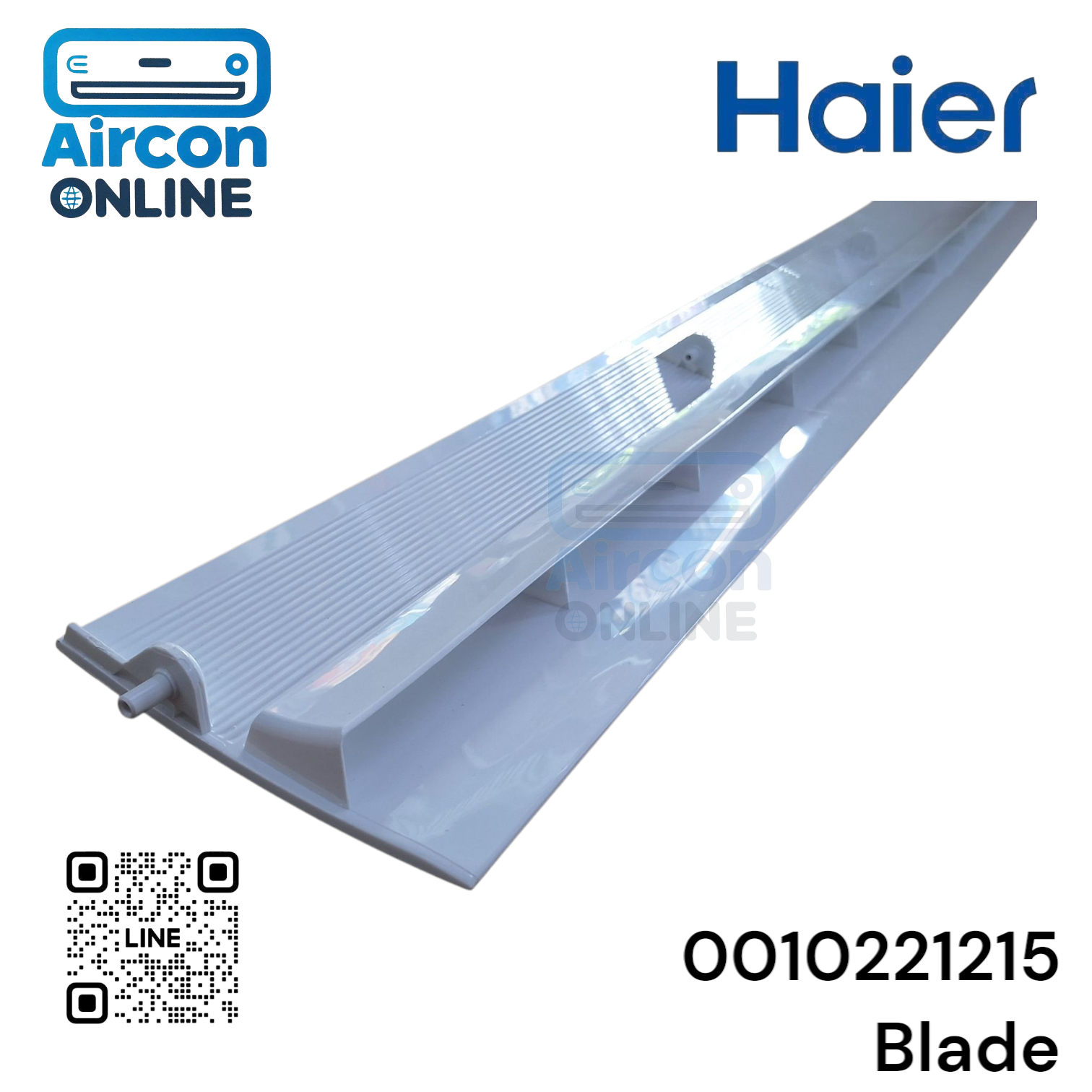 ใบเบลด บานสวิง แอร์ Haier รุ่น HSU-24CQAA รหัส 0010221215