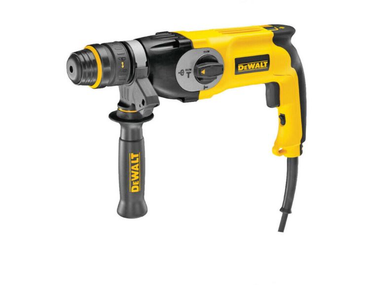 DEWALT D25124K สว่านโรตารี่ 3ระบบ 26มิล +(หัวสว่าน 2หัว) 800W DEWALT สว่านโรตารี่ 3ระบบ 26มิล +(หัวสว่าน 2หัว) 800W เหลือง-ดำ