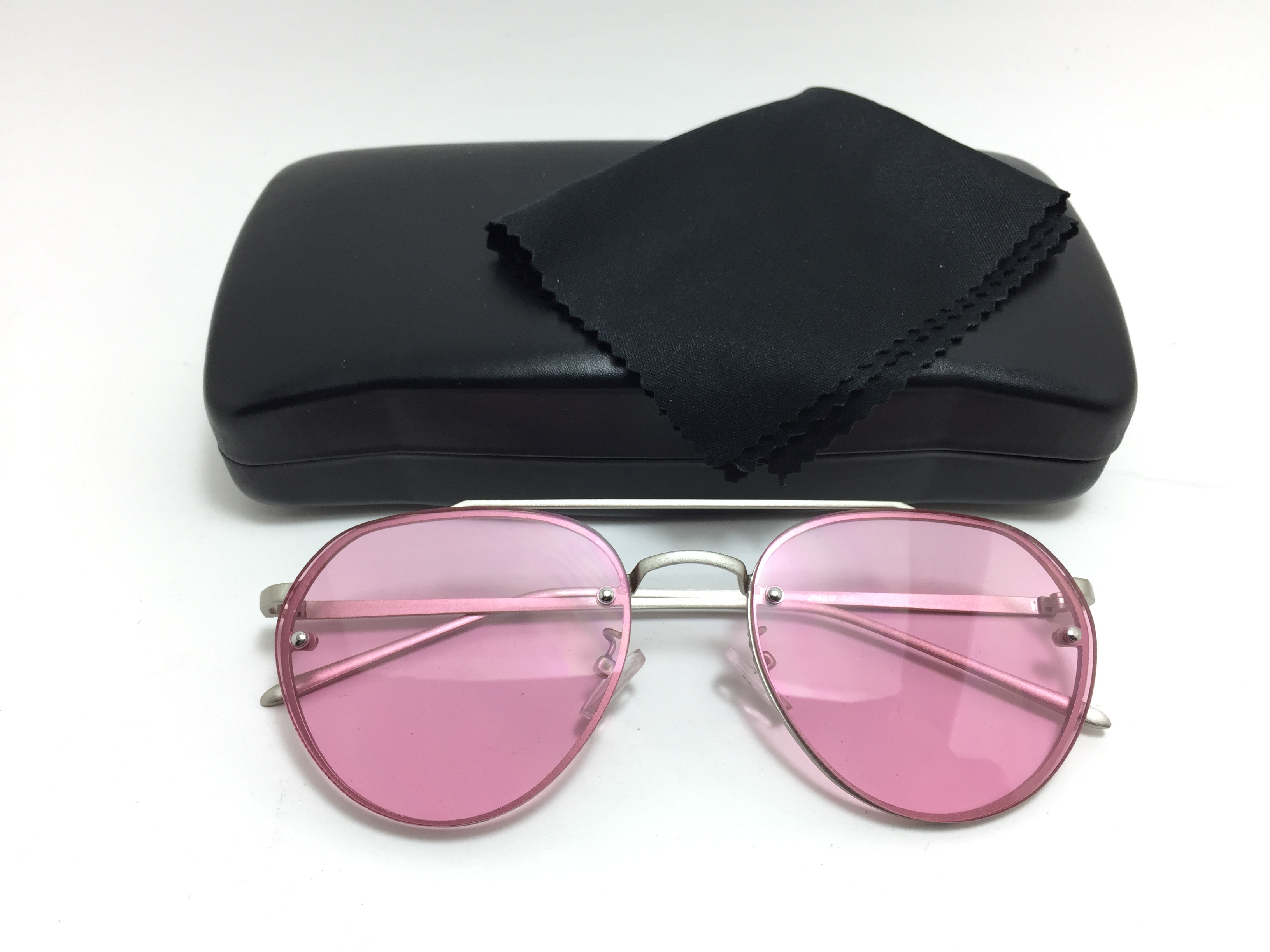 แว่นกันแดดแฟชั่น Silver Frame Pink Sheet 2020 49-22 140 <ชมพู>