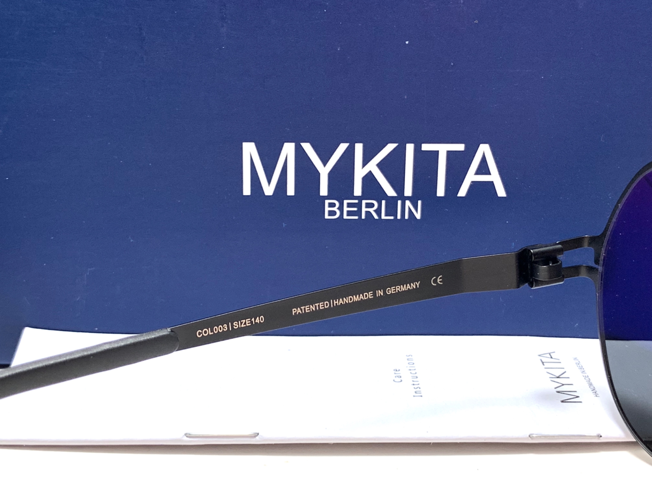 แว่นกันแดด MYKITA BEPPO COL.0003 Black 59-15 140 <ดำ>