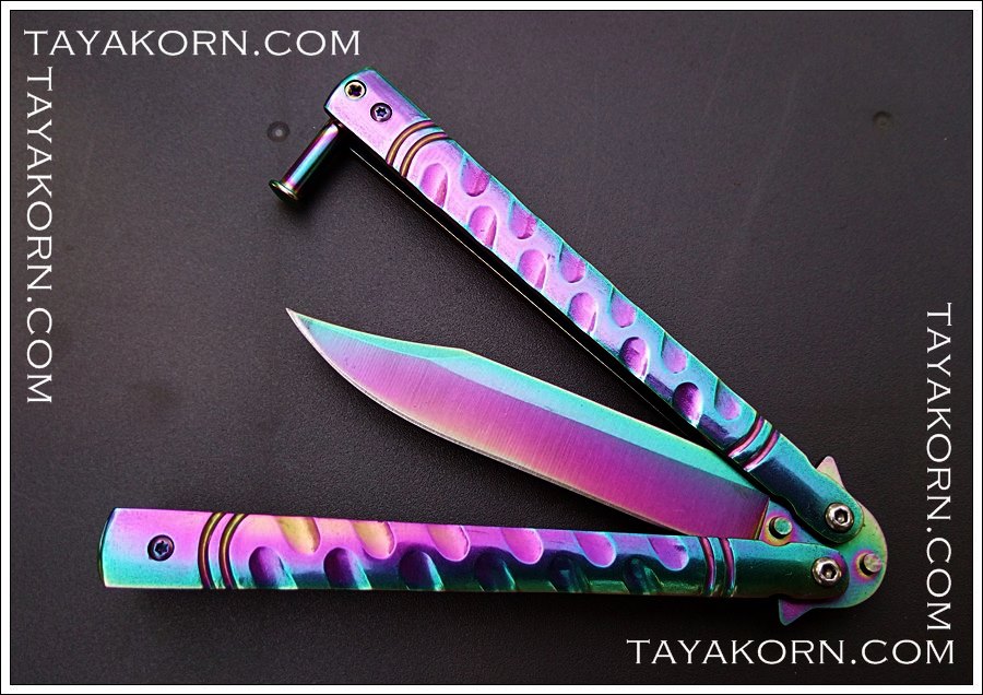 มีดบาลีซอง เรนโบว์ธันเดอร์2 Rainbow Thunder2 Balisong