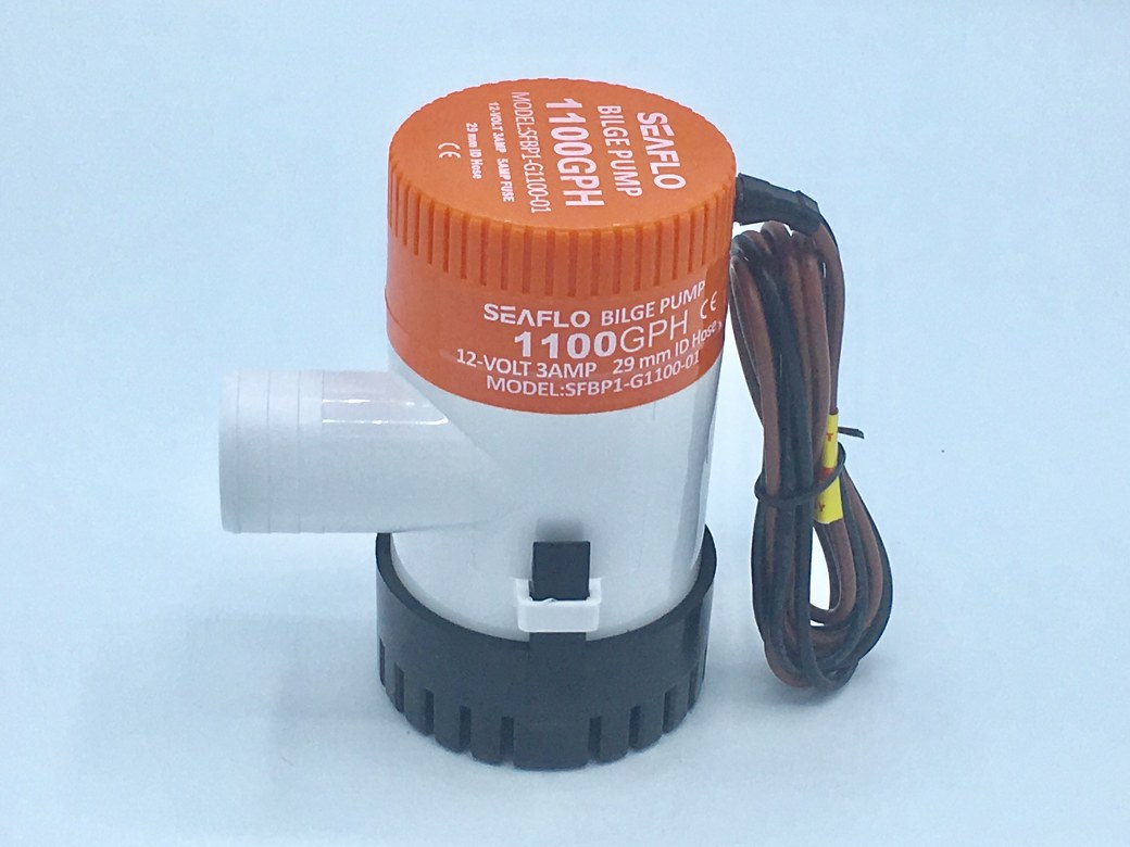 06-1100-GPH-12VDC ปั๊มน้ำโซล่าเซลล์ แบบแช่ 12 โวลต์ 1100-GPH SEAFLO ของแท้!!! ( สินค้าขายดี ) SKU-008