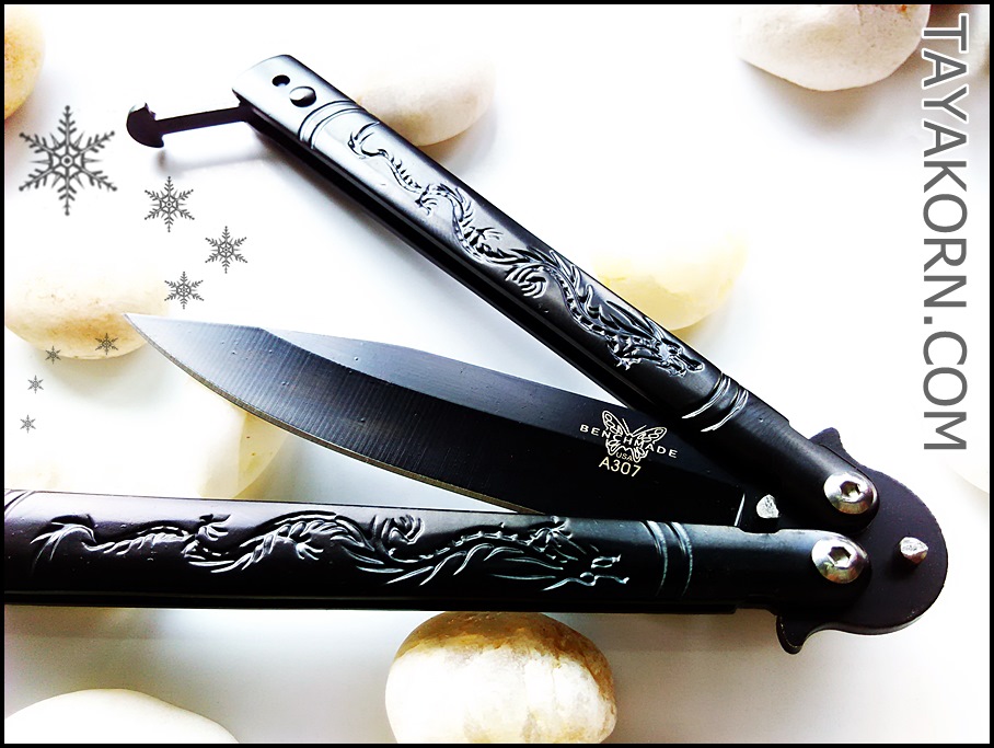 มีดบาลีซอง Black Dragon Balisong TKBS14NV