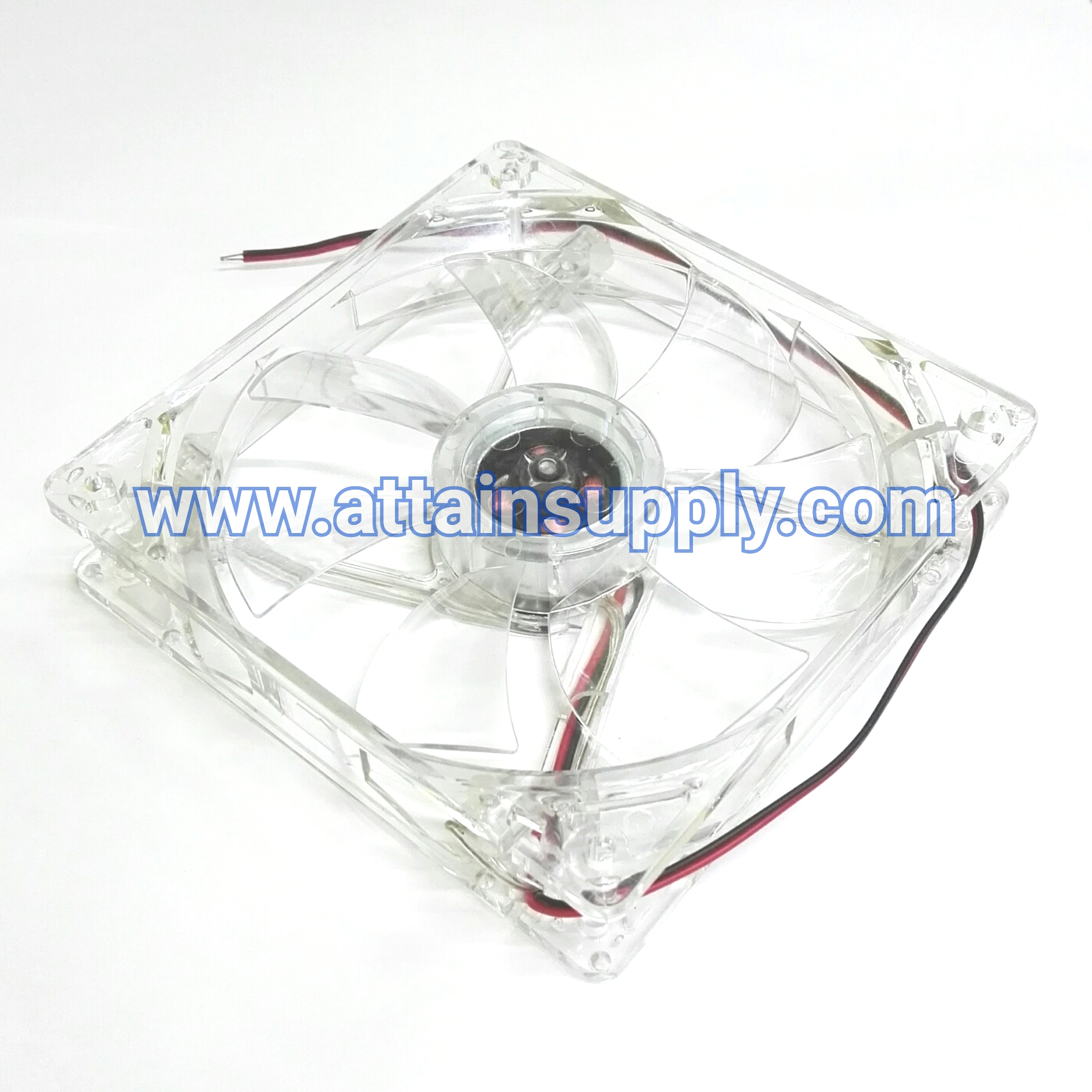 พัดลม12VDC/12x12x2.5CM.แบบมีไฟ