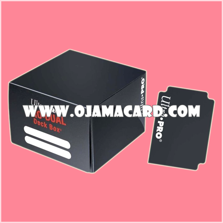 Ultra•Pro Dual Standard Deck Box — Black