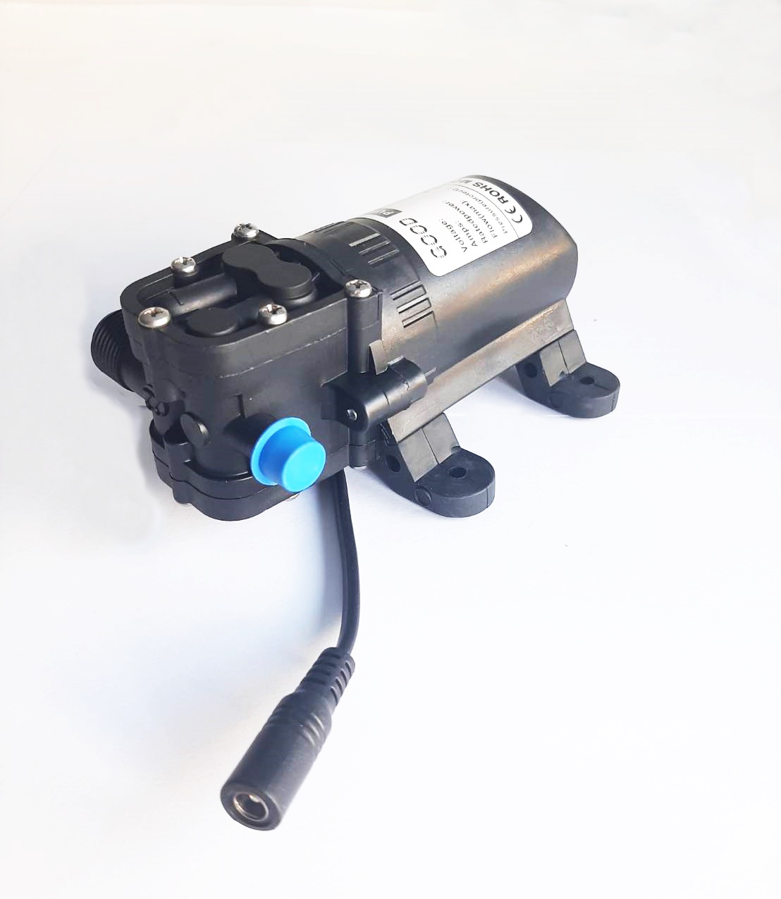 GOOD PUMPS ชุดปั๊มล้างรถ DC 12V 9 บาร์ 100W (NO Pressure switch)