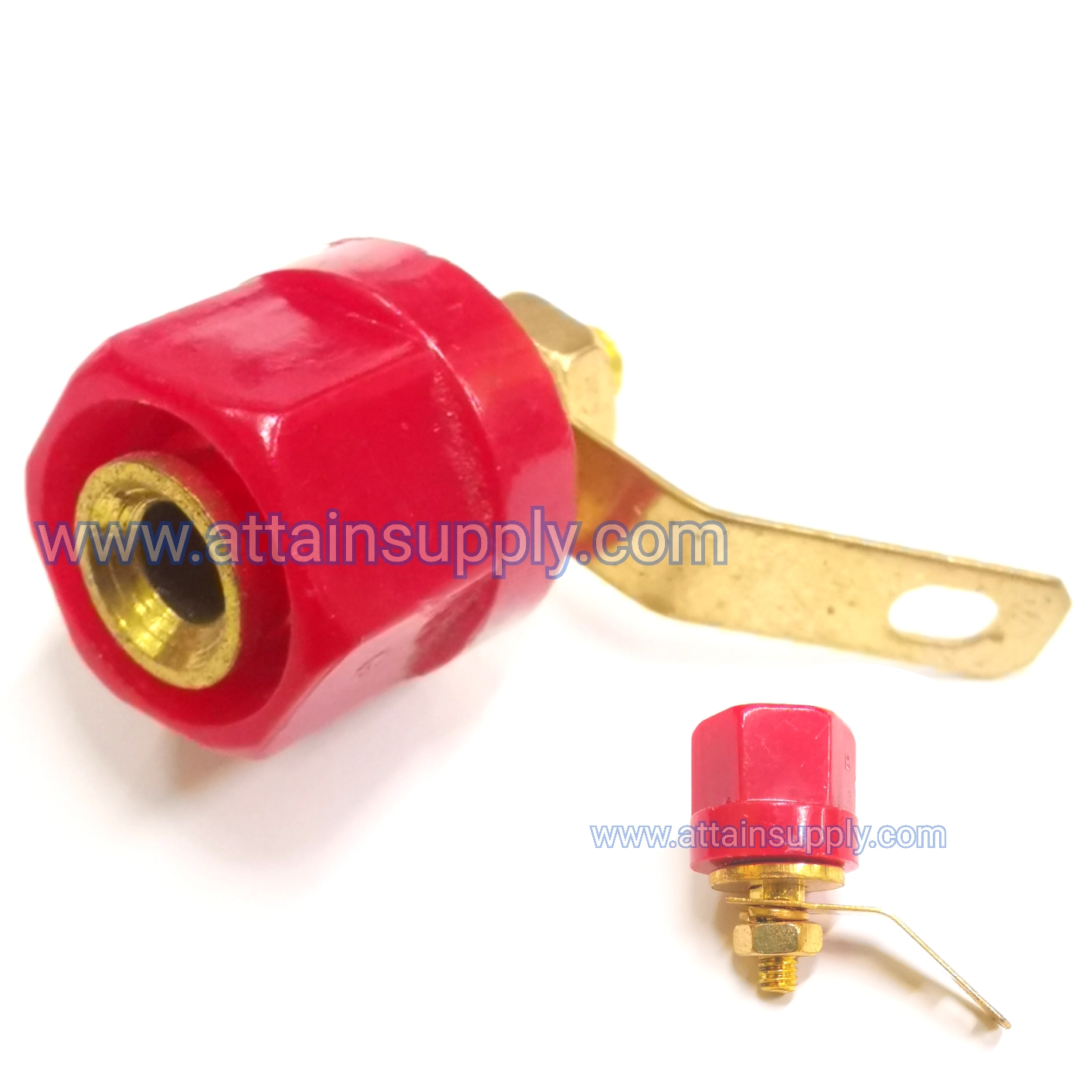 BIDINGPOST HEXAGON/RED