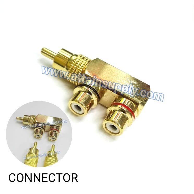 P.RCA-J.RCAx2 CONNECTOR