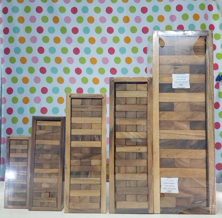 Stack Wooden Tower size XL (เกมส์ตึกถล่ม size XL)