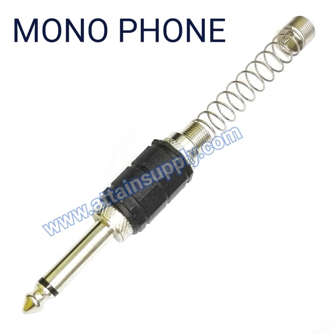 P.PHONE MONO-SPRING-L/BLACK