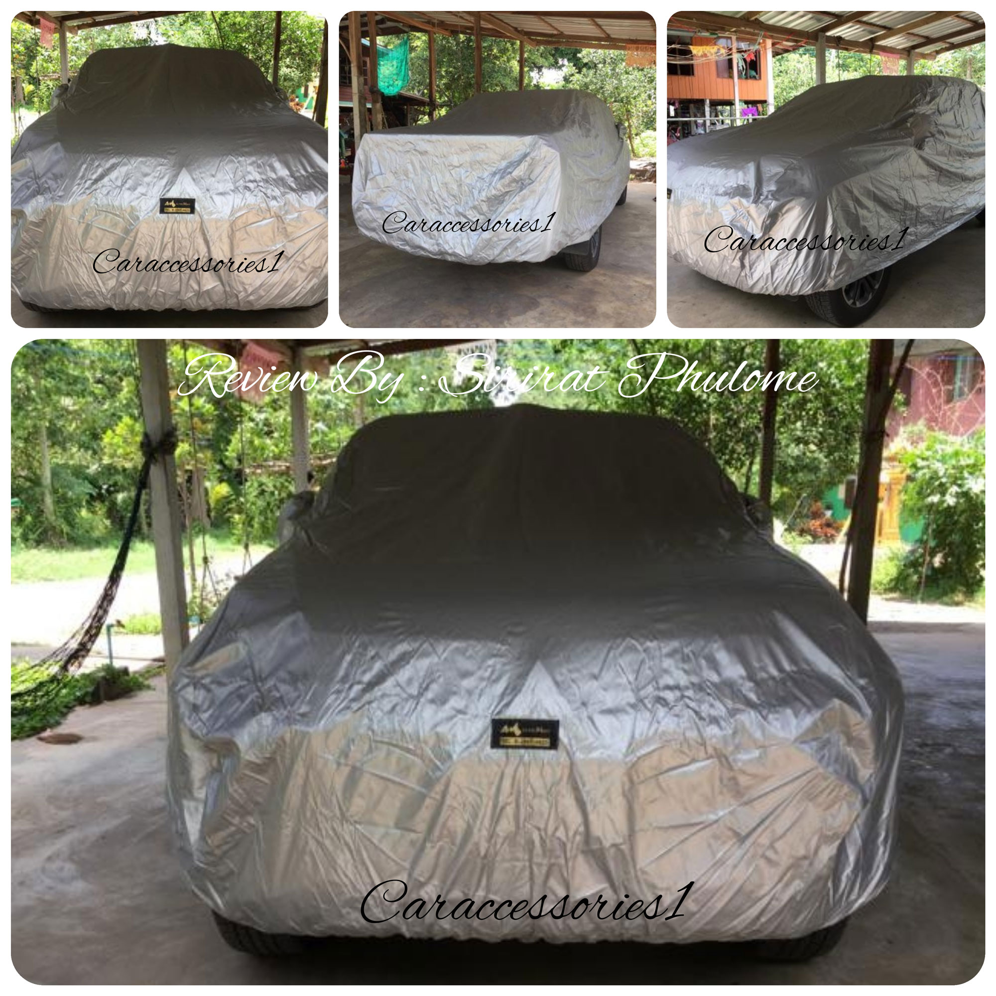 ผ้าคลุมรถสั่งตัดพิเศษตรงรุ่น 100% เข้ารูปพอดีกับตัวรถ (พร้อมกระเป๋าซิปสำหรับเก็บผ้าคลุมรถ) จัดส่งสินค้าภายใน 7 วัน นับแต่แจ้งการชำระเงิน