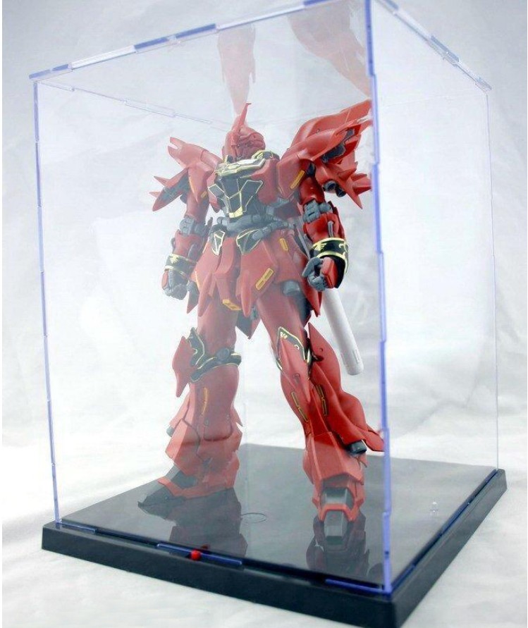 Model Display Box + LED / ตู้โชว์โมเดล 1/144 & 1/100 Size : 21.5 x 21 x 26cm