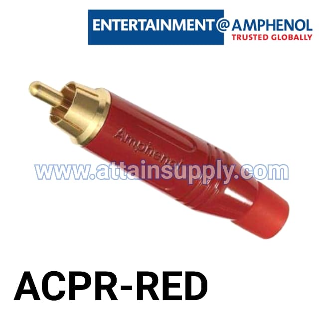 P.RCA AMPHENOL/ACPR-RED