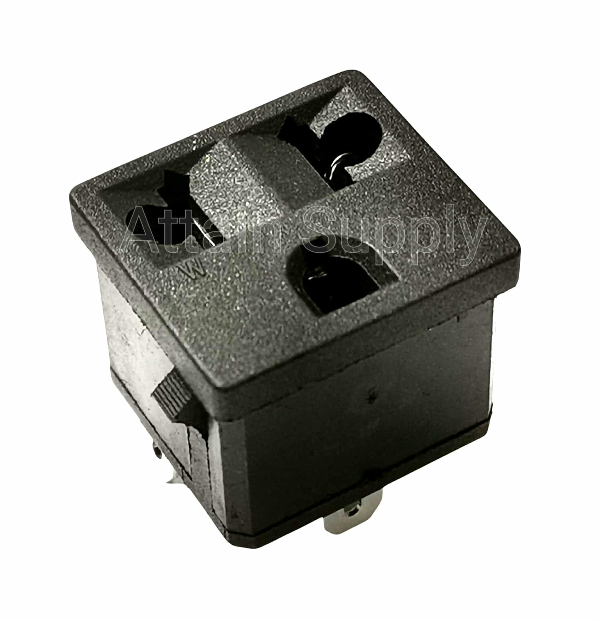 เต้ารับAC-3ขา ขอบริมล็อคAC-011