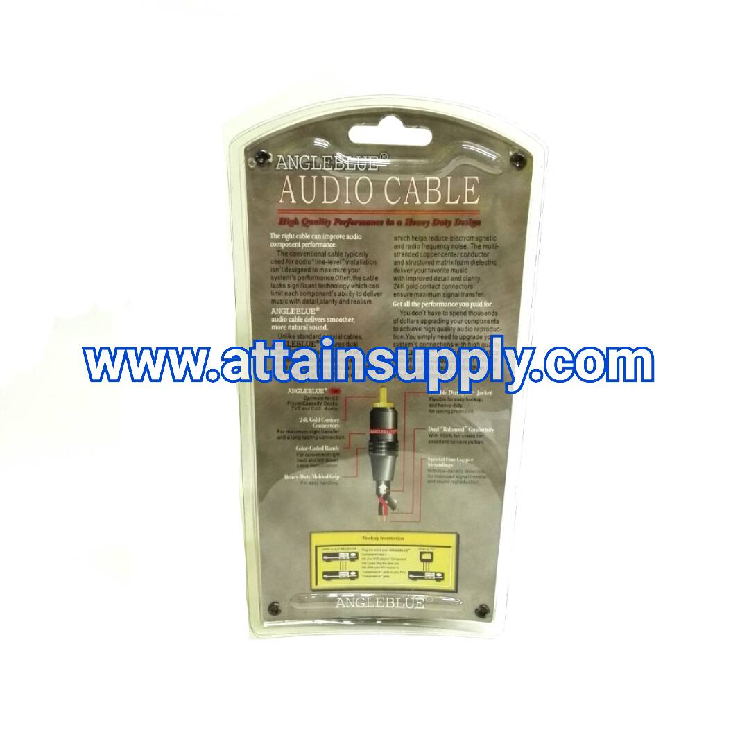 สายAUDIO-ANGLEBLUEสีดำ/1M.