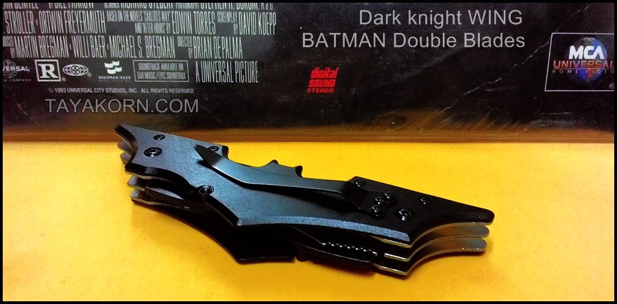 มีดพับ ดาร์คไนท์วิง แบทแมนดับเบิ้ลเบลด Dark Knight Wing Batman Double Blade TKFK-B1
